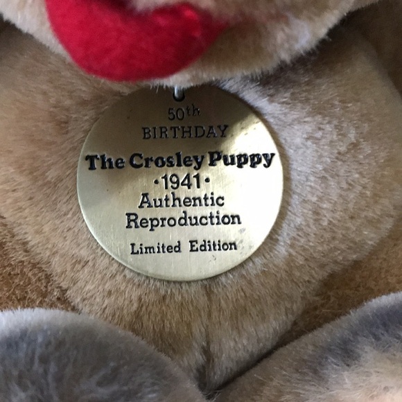 Vintage New in Box 1991 Crosley Puppy Plush Toy - Picture 3 of 13